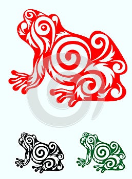 Frog ornate