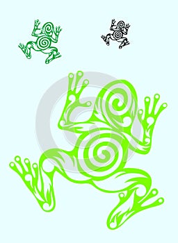 Frog ornate