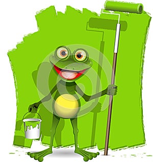 Frog painter