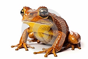 Frog photo realistic illustration - Generative AI.