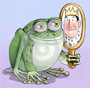Frog or prince concept of vanity