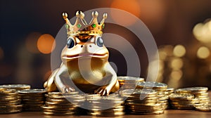 Frog prince with crown