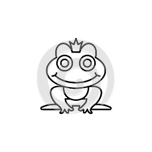 Frog prince, fairy tale icon. Element of fairy Tale icon