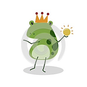 The Frog Prince with Golden Ball