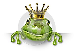 Frosch klein baby Krone 