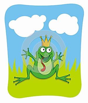 Frog Prince (vector)