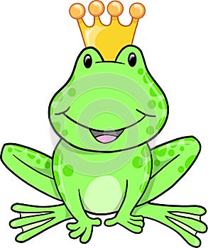 Frog Prince Vector