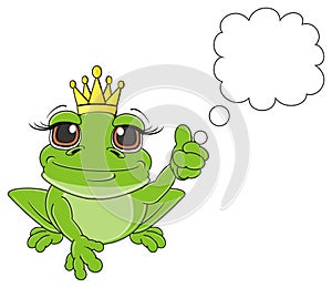 Frog princess with clean callout