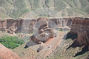 A frog rock in Charin canyon, Almaty district, Kazakhstan