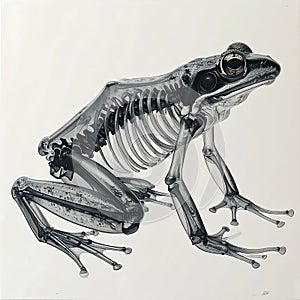 Frog Skeleton X-Ray