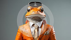 Frog in a Suit with Sunglasses - Generative Ai