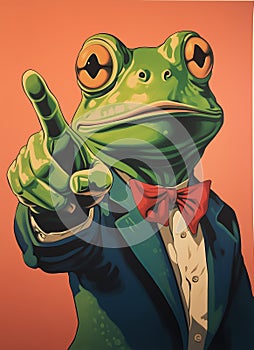 Frog Tuxedo: The Poisonous President\'s Welcoming Point photo