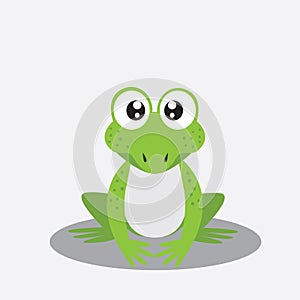 frog. Vector illustration decorative design