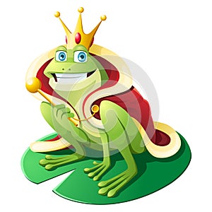 Frog Wearing Crown
