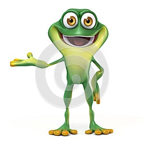 Frog welcome pose