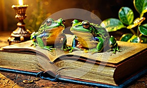 Frogs' Scholarly Discussion