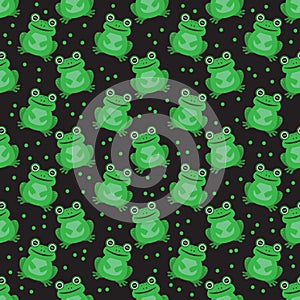 frogs seamless pattern-04