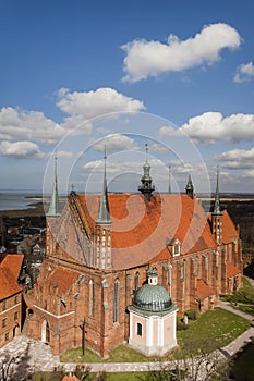 Frombork Cathedral - aerial view