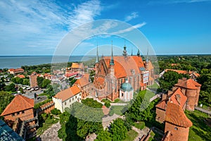 Frombork Cathedral, a place where he worked Copernicus.