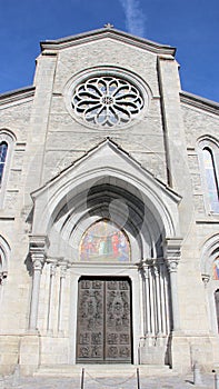 Fron Door Of Historic Sangue Pilgrimage church photo