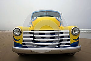 Front of 1953 Chevy truck
