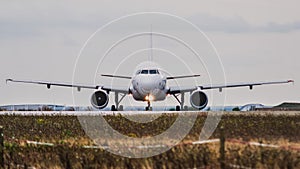 Front of Airbus A320-214 - 3420, operated by Air France