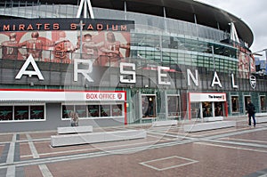 Front of Arsenals Stadium