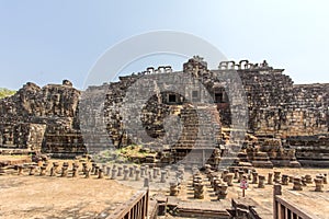 The front of Ba Phuon Temple, Angkor Thom, Siem Reap, Cambodia.