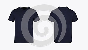 Front and back images of a boys basic t-shirt