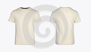 Front and back images of a boys basic t-shirt