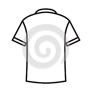Front and back t-shirt icon