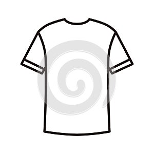 Front and back t-shirt icon