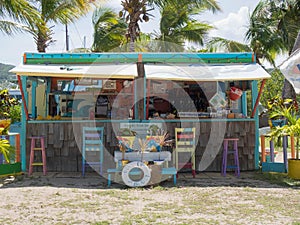 Front of a Beach Rental Shack