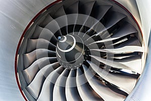 front blades of a jet engine / Turbo-jet engine blades