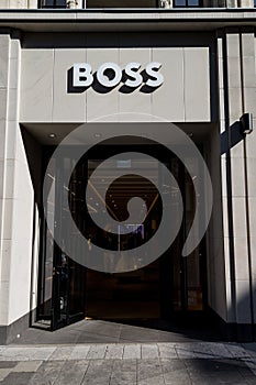 Front of Boss store