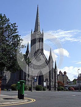 Front of Church in Rathmines, Dublin Ireland.