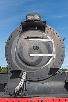 Front of Class CRB steam engine in Ashton