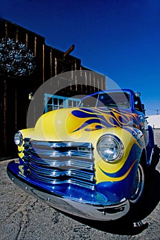 Front of classic 1953 Chevy pickup