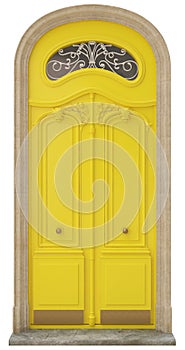 Front classic doors for a classic house