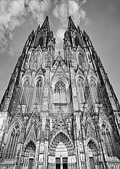 Front of cologne cathedral, Germany