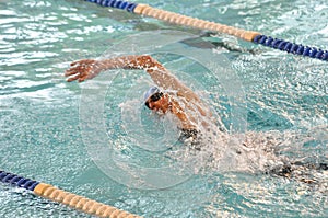 Front crawl swimmer