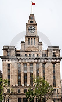 Front of Custom House along Bund, Shanghai, China