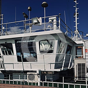 Front deck on a ferry