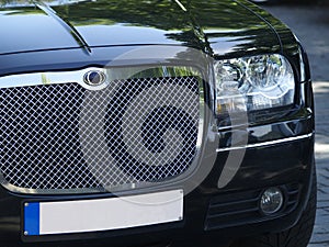 Front detail of limousine