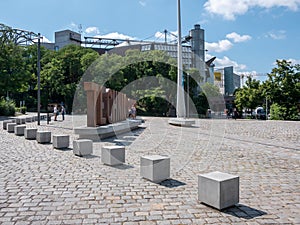 In Front of Deutsches Technikmuseum In Berlin In Summer
