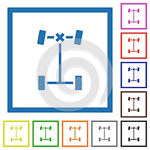 Differenza serratura un appartamento incorniciato icone 