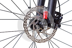 Front disc brake for mountain bike