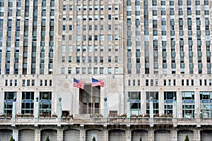 Front and door of Chicago Merchandise Mart