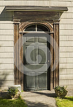 Front Door of a house in New England