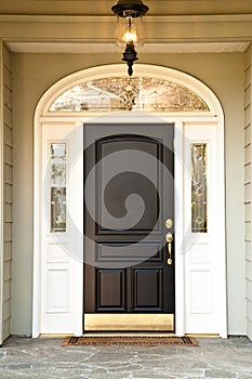 Front Door of Upscale Home photo